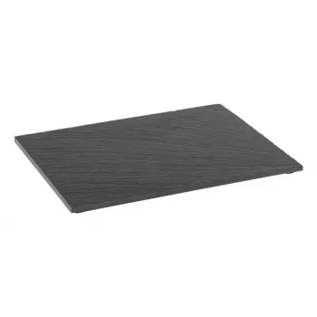 APS dabīgā šīfera šķīvis VALO, 325 x 265 mm, antracīta, 6-9 mm biezs, mēbelēm draudzīgas kājiņas, 1 gabals 1003