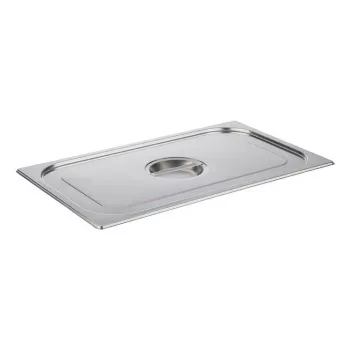 APS GN 1/1 vāks 530 x 325 x 30 mm nerūsējošais tērauds, bez karotes izgriezuma, trauku mazgājamā mašīnā mazgājams 81195