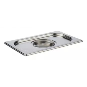 APS GN 1/4 vāks 265 x 162 x 30 mm nerūsējošais tērauds, bez karotes izgriezuma, trauku mazgājamā mašīnā mazgājams - 1 gab. 81495