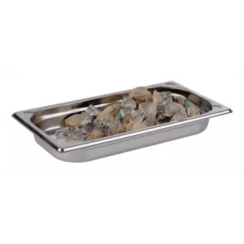 APS GN 1/3 gastronorma konteiners 325x176x40 mm elektropulēts nerūsējošais tērauds 81301