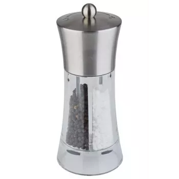 APS 40545 2-in-1 sāls un piparu dzirnaviņas 18,5 cm nerūsējošais tērauds akrils