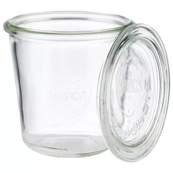 APS Weck burka ar vāku, konusveida forma, 290 ml, 6 gab. komplekts, diametrs 90 mm, augstums 90 mm (82352)