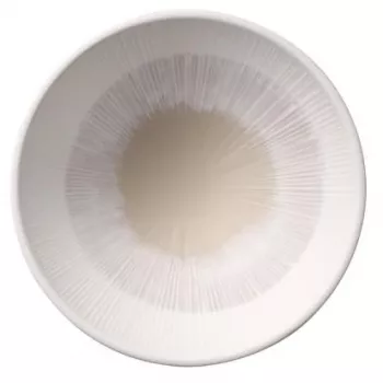 APS BLUSH apaļa pasniegšanas bļoda 160 mm bēša melamīna, sakraujama, trauku mazgājamā mašīnā mazgājama 85508