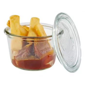 APS konservēšanas burka 82346 ar vāku, 370 ml, 3 gab. iepakojumā