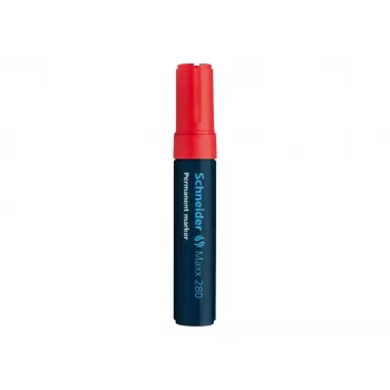 Schneider Maxx 280 pastāvīgais marķieris sarkans kaltveida uzgalis 4-12 mm 128002