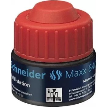 Schneider Maxx 640 marķiera uzpildes tinte sarkana 30 ml 164002