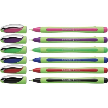Schneider Xpress Fineliner dažādās krāsās 0,8 mm (6 gab. iepakojums) 190086