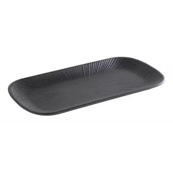 APS NERO GN 1/3 paplāte, 325 x 176 x 25 mm, melamīns, melna, sakraujama, trauku mazgājamā mašīnā mazgājama 85280