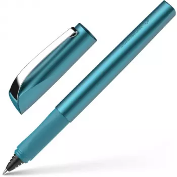 Schneider Ceod Shiny spīdīga lodīšu pildspalva tirkīzzila 0,5 mm zila tinte 50-186257