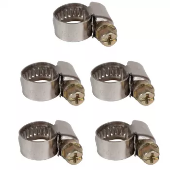 Einhell šļūtenes skavu komplekts 8-12 mm, 5 gab., kompresora piederums 4139670