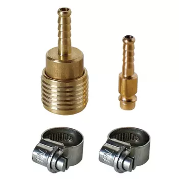 Einhell 6 mm šļūtenes savienotāju komplekts saspiestā gaisa sistēmām (4139500)