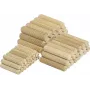 Wolfcraft 2905000 koka dībeļi 6 x 30 mm, 200 gabali, dižskābardis, rievoti