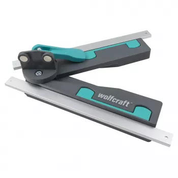 Wolfcraft 6957000 leņķu mērītājs leņķzāģiem un šķērszāģiem ar fiksācijas funkciju un iebūvētu marķēšanas lineālu