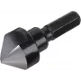 Wolfcraft 2584000 Iegremdēšanas urbju komplekts 3 daļas 12/16/19 mm instrumentu tērauds 1/4 collu sešstūra kāts