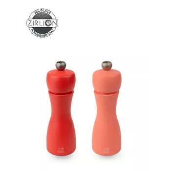 Peugeot Tahiti piparu un sāls dzirnaviņu komplekts, 2 gab., 15 cm, sarkans