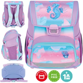 Herlitz skolas mugursoma Loop 6-9 gadi Seahorse Ocean Lights