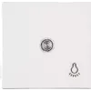 HEINRICH KOPP Paris sērijas slēdzis, 2 taustiņi, ierīkojams, 250 V, 10 A, balts termoplasts 490442007