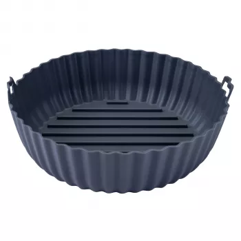 Fackelmann silikona gaisa friteres ieliktnis 22,5 cm pelēks 45103