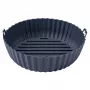 Fackelmann silikona gaisa friteres ieliktnis 22,5 cm pelēks 45103