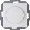 Kopp PARIS 843402085 spiedpārslēgs ar LED gaismas regulētāju, arktiski balts