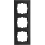 KOPP HK07 PURE 3 vietu rāmja pārsegs, matēts melns 407050004