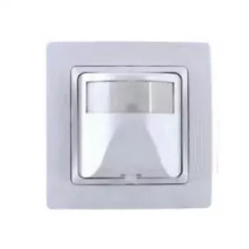 HEINRICH KOPP 808413011 Infrasarkanais kustības sensors, vadu, sienas montāžas, balts, 180° PIR, 12 m diapazons, IP44