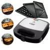 Russell Hobbs Creations 3-in-1 sviestmaižu gatavotājs, melns/nerūsējošais tērauds