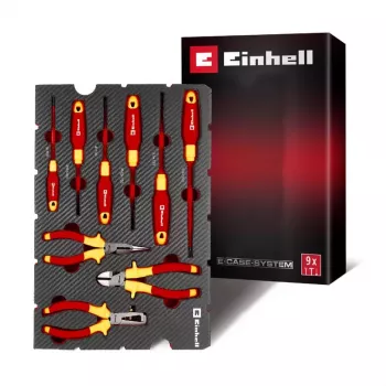 Einhell 370524 korpusa ieliktnis 9 daļu putu organizators E-Case