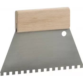 kwb 032818 Zobu špaktele B11 Nerūsējošais tērauds 280mm Koka rokturis