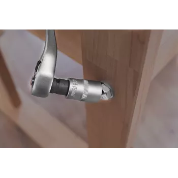KWB 371600 Uzgaļu adapteris 1/4 inch sešstūra uz 1/2 inch kvadrātveida piedziņu hroma vanādija tērauds