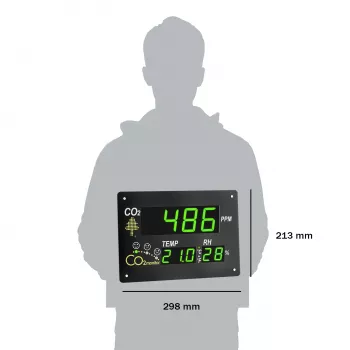 TFA Dostmann AIRCO2NTROL OBSERVER CO2 monitors - melns 31.5002