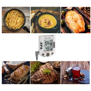 TFA Dostmann Küchen-Chef digitālais cepšanas un cepeškrāsns termometrs 14.1503