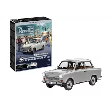 Revell 60. gadadienas Trabant 601 Exclusive Edition 1:24 plastmasas modeļa komplekts 05630
