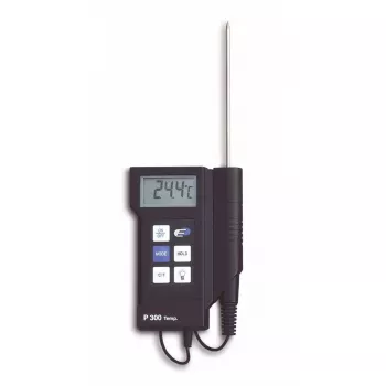 TFA Dostmann 31.1020 profesionāls digitālais iegremdēšanas termometrs, NTC, -40 līdz +200 °C, nerūsējošā tērauda zonde, IP65