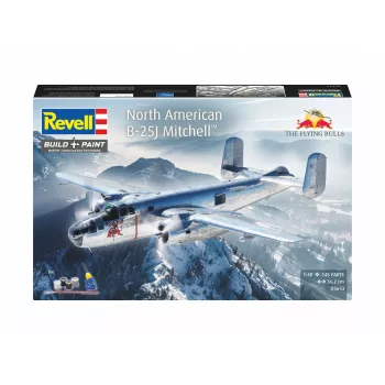 Revell 05643 lidojošs B-25J Mitchell lidmašīnas modeļa komplekts, 1:48