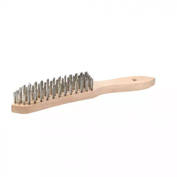 kwb 919950 rokas stiepļu suka ar 4 rindu tērauda sarām, 255 mm