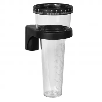 TFA Dostmann 47.1001 lietus mērītājs, caurspīdīgs/melns, 0-40 mm, manuāls