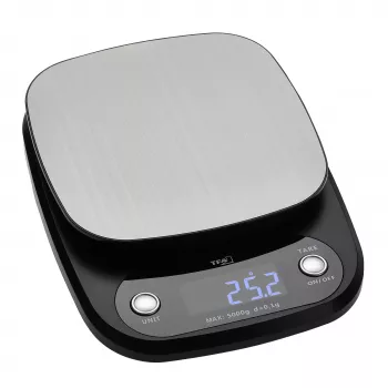 TFA Dostmann APPLE PIE digitālie virtuves svari, 5 kg ietilpība, 1 g precizitāte, antracīta 50.2005.10