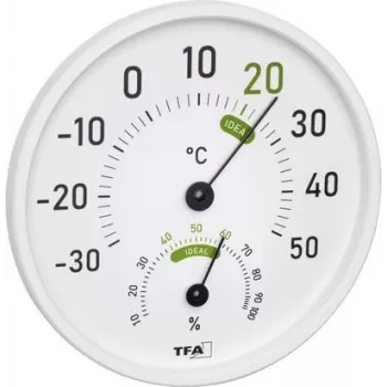 TFA Dostmann digitālais termohigrometrs balts 45.2045.02