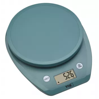 TFA Dostmann MOCHI digitālie virtuves svari 5 kg tirkīza 50.2007.20
