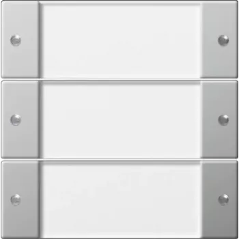 Gira 2133600 Taustiņu komplekts 3-vietīgs BSF System 55 caurspīdīgs/nerūsējošais tērauds