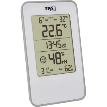 TFA Dostmann 30.5057.02 Digitālais termohigrometrs iekštelpām balts