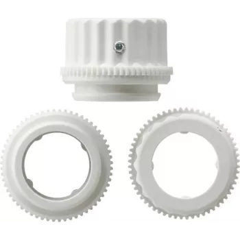 Gira vārsta adapteris 112600 apkures izpildmehānismiem, M30 x 1,5, balts