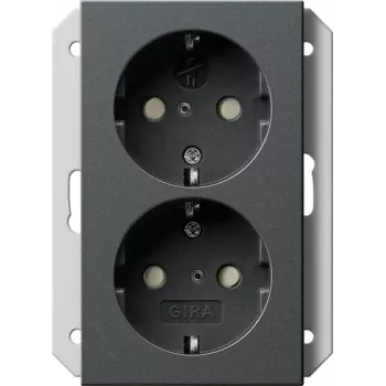 GIRA SCHUKO kontaktligzda 1 vietas antracīta 273128