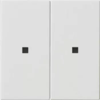 GIRA 510703 KNX RF vadības augšējā vienība 2-gang System 55 tīri balta