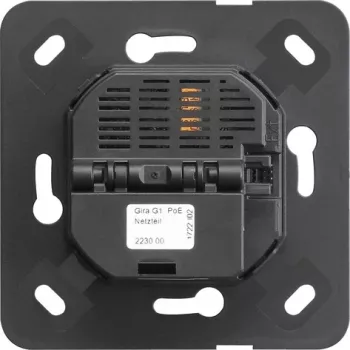 Gira PoE barošanas bloks G1, 15.4 W, DIN sliedei, 100-240 V AC uz 48-57 V DC, IEEE 802.3af 223000