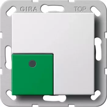 Gira System 55 Off/Stop pārslēgs, tīri balts 291103