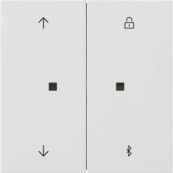 Gira System 3000 žalūziju un rullo žalūziju taimera vadības bloks ar Bluetooth, tīri balts spīdīgs 5367112