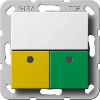 GIRA 291503 Servisa telpas ārkārtas izsaukuma komplekts System 55 tīri balts