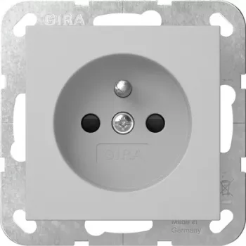 GIRA 4485015 kontaktligzda ar zemējuma tapu un aizvaru
